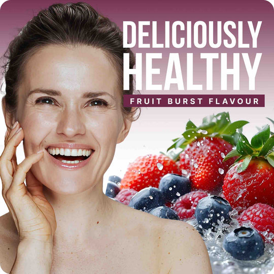Kiihtu Menopause and Perimenopause Gummy supplement in fruit burst flavour